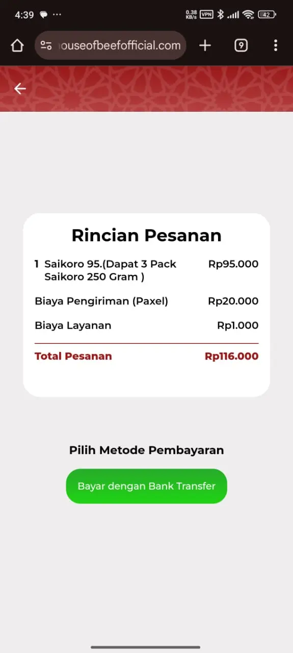 ProjectDetails.houseofbeef.screenshots.checkout.title